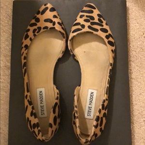 Steve Madden Leopard Print Flats